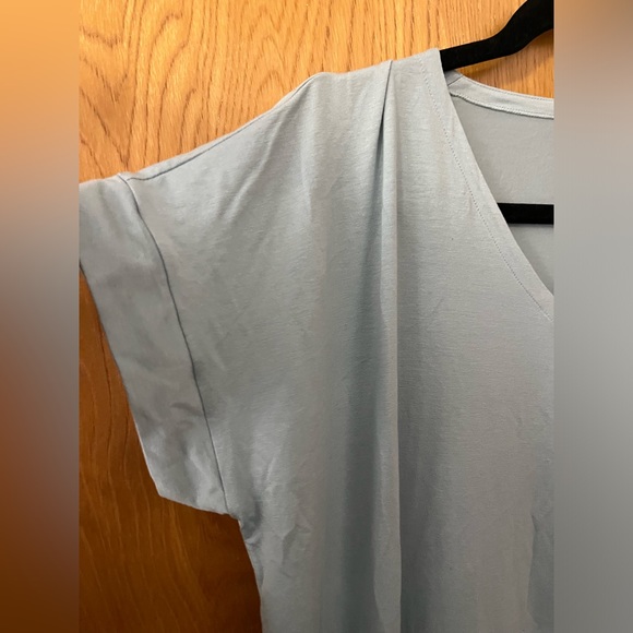 NWT Eileen Fisher Organic Cotton V-Neck midi Dress S - Picture 5 of 8